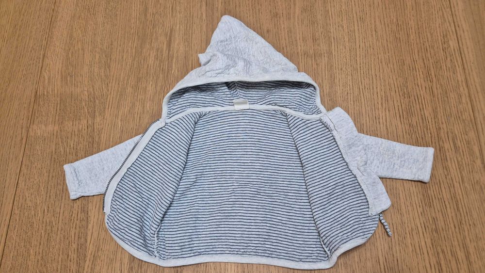 044 U bluza nr 5 szara krasnoludek h&m 56-62