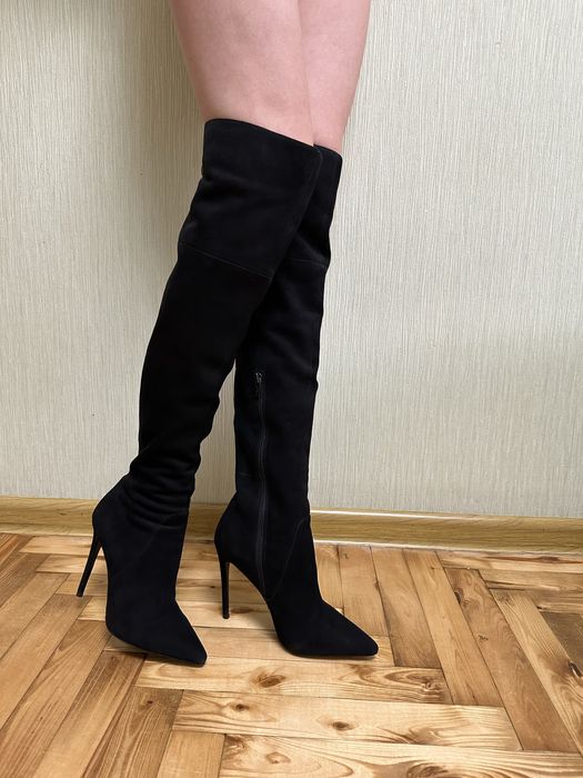 Ботфорди замшеві