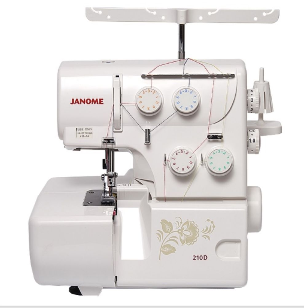 Оверлок janome 210d