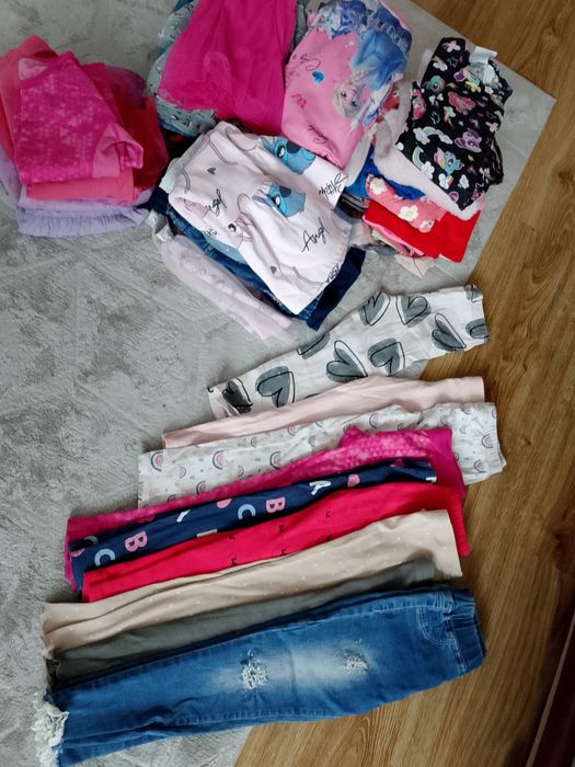 Ciuchy dziewczęce 110 116 zamienię