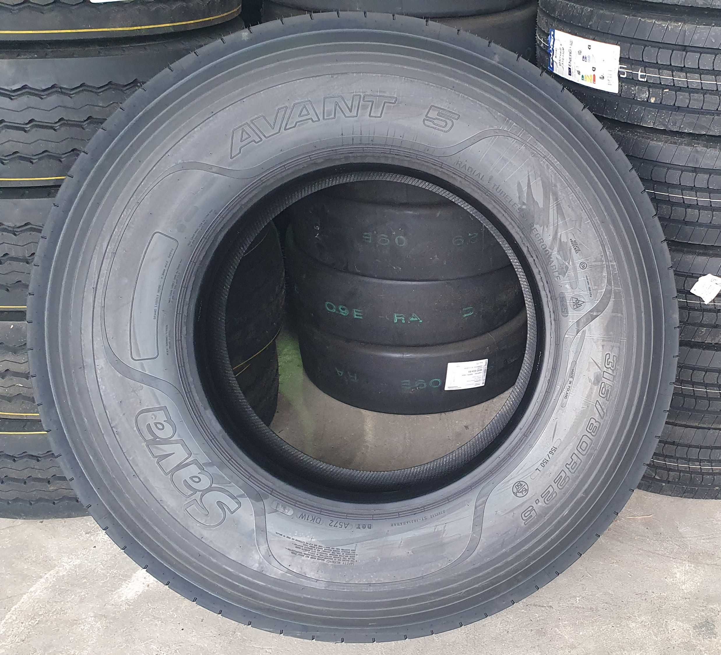 NOWE opony 315/80R22.5 Sava Avant 5 przód/steer - cena BRUTTO