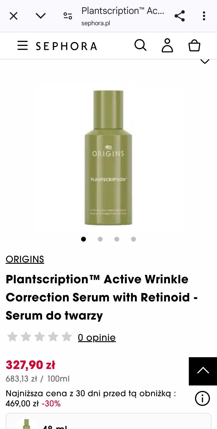 Plantscription™ Active Wrinkle Correction Serum with Retinoid - Serum