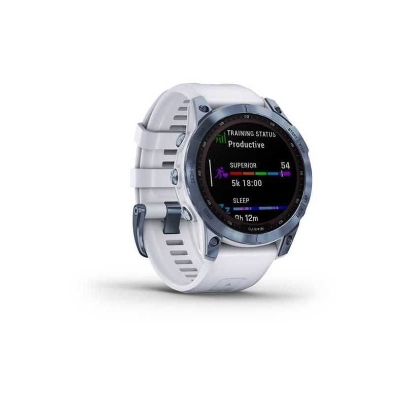Garmin Fenix 7 Sapphire Solar Mineral Blue DLC Titanium