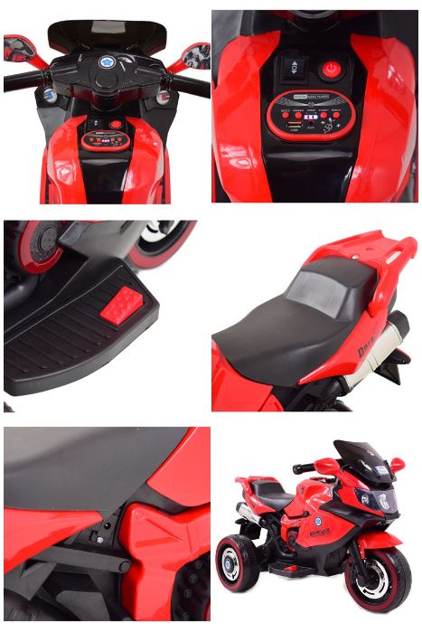 MOTOR Ścigacz na akumulator STRONG 2 EXCLUSIVE, ŚWIECĄCE koła /DLX518