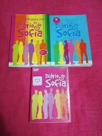 Livros e DVD "Diário de Sofia" com Marta Gil