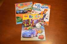 Zestaw kolorowanek auta, hot wheels + Fantastyczne gry logiczne Czuczu