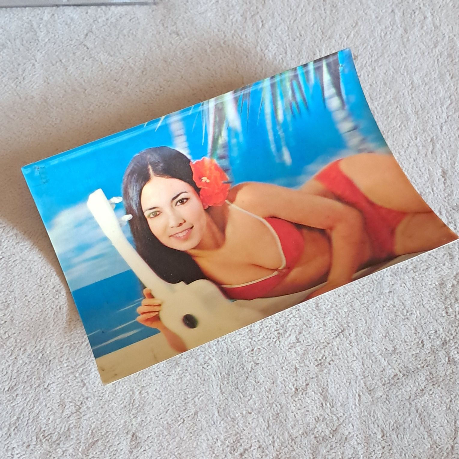 Kartka zdjęcie 3D lata 80'