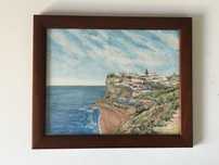 Pintura Azenhas do mar aguarela