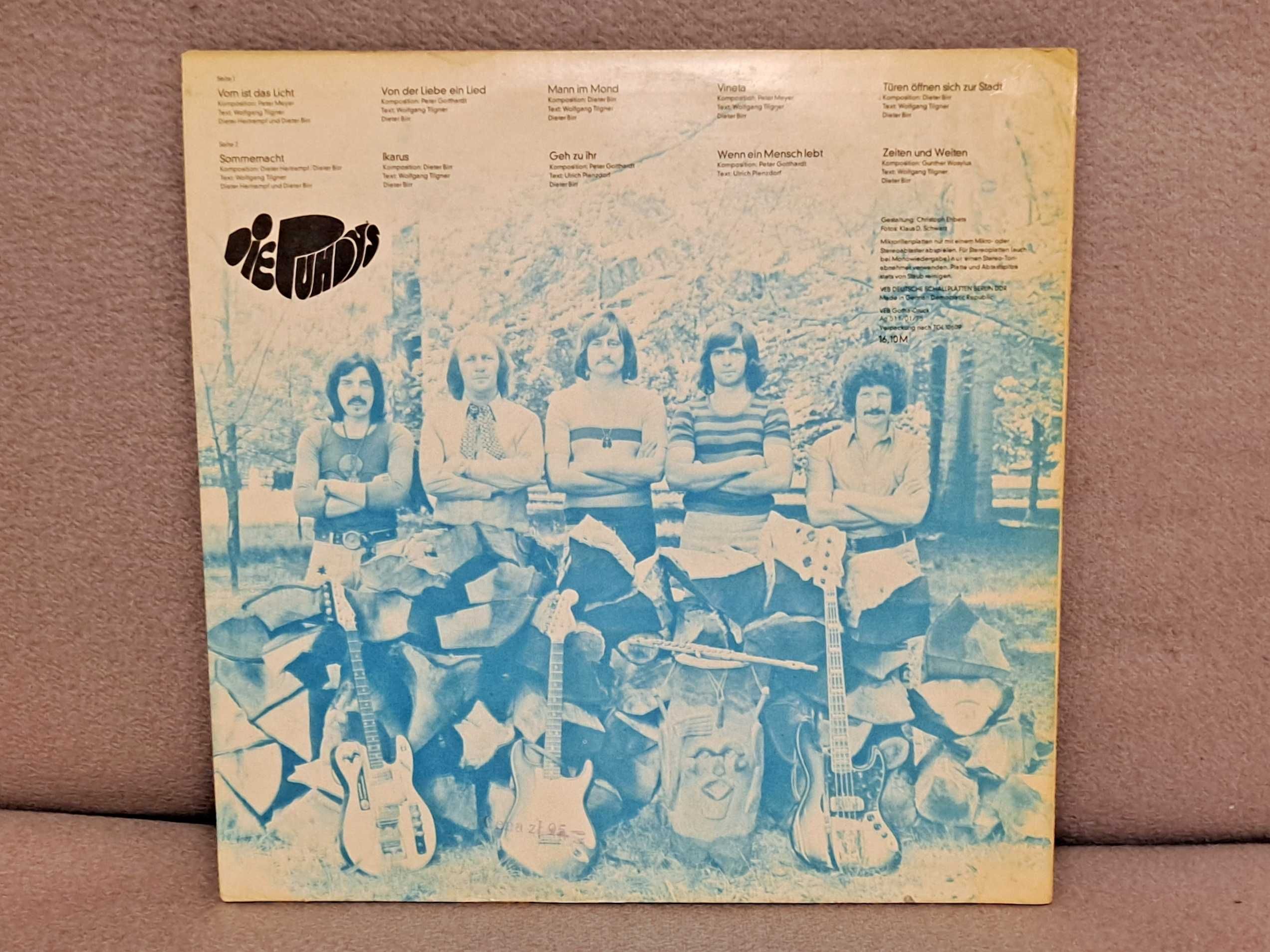 płyta winylowa - Die Puhdys - 2-ga płyta zespołu  - wyd. AMIGA 1975