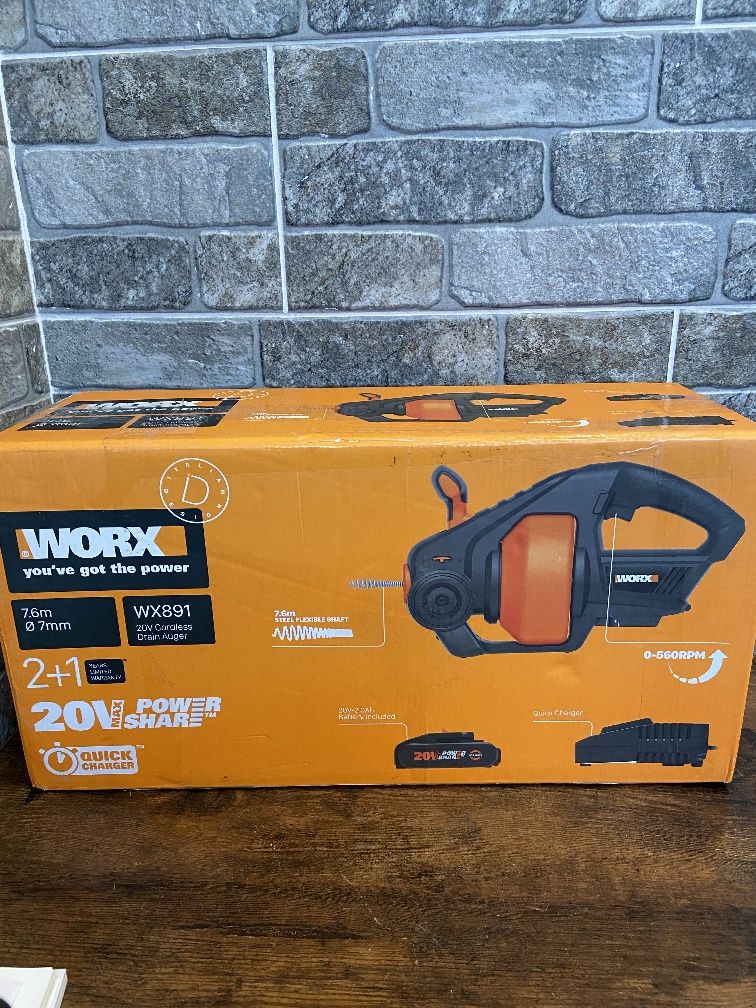 Очищувач акумуляторний труб Worx WX891 Amazon