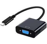 HUB adapter USB-C na SVGA 15pin OEM-C9 Full HD 1080p 15cm