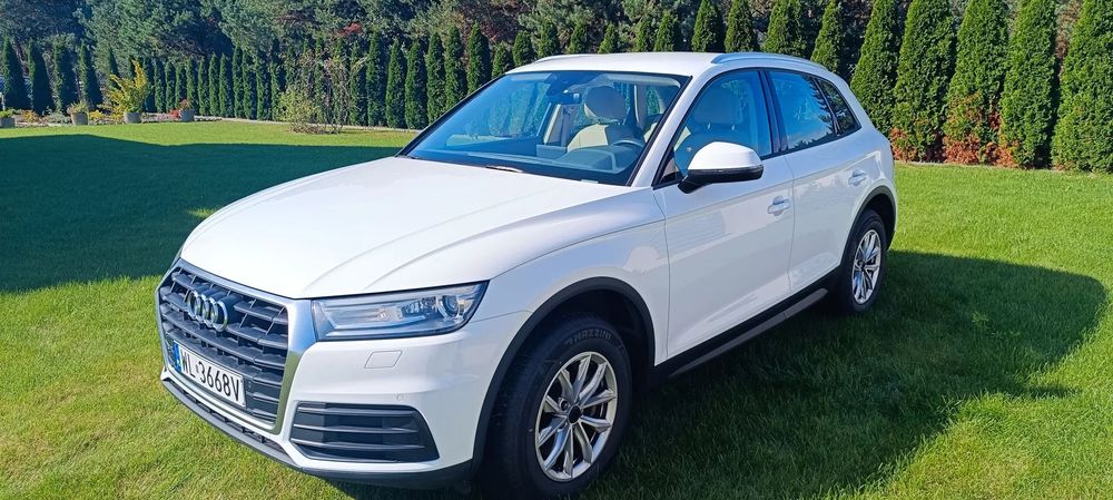 Audi Q5 Audi Q5 2.0 diesel Quattro, automat, 2018 — polski salon, jasna skóra