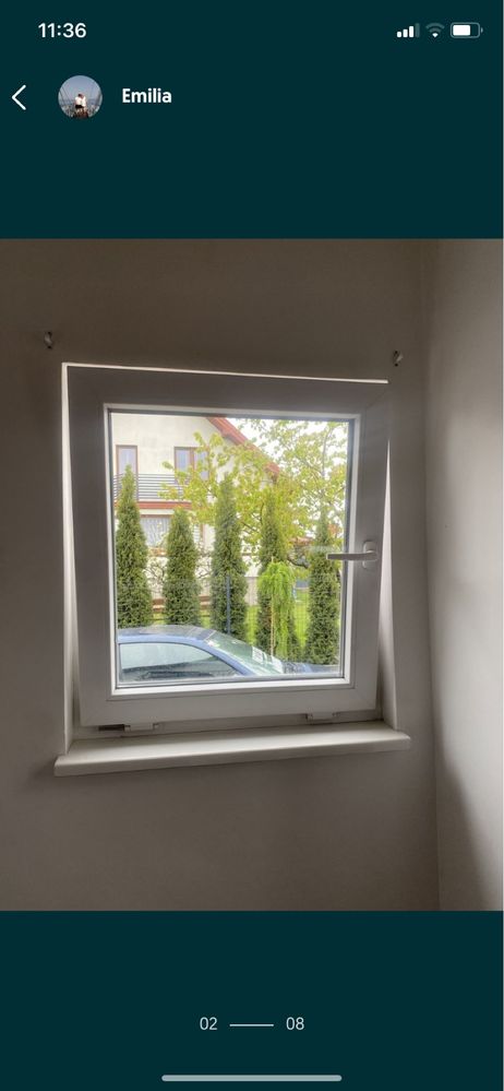 Okno PVC z demontarzu