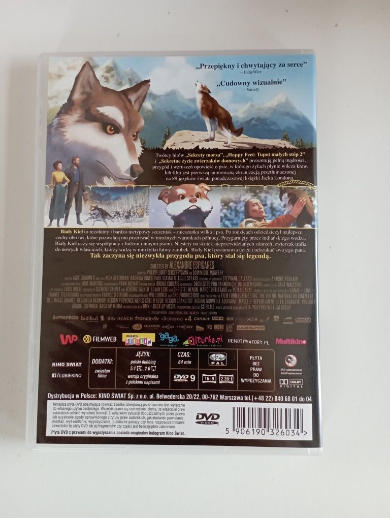 "Biały Kieł" DVD Video