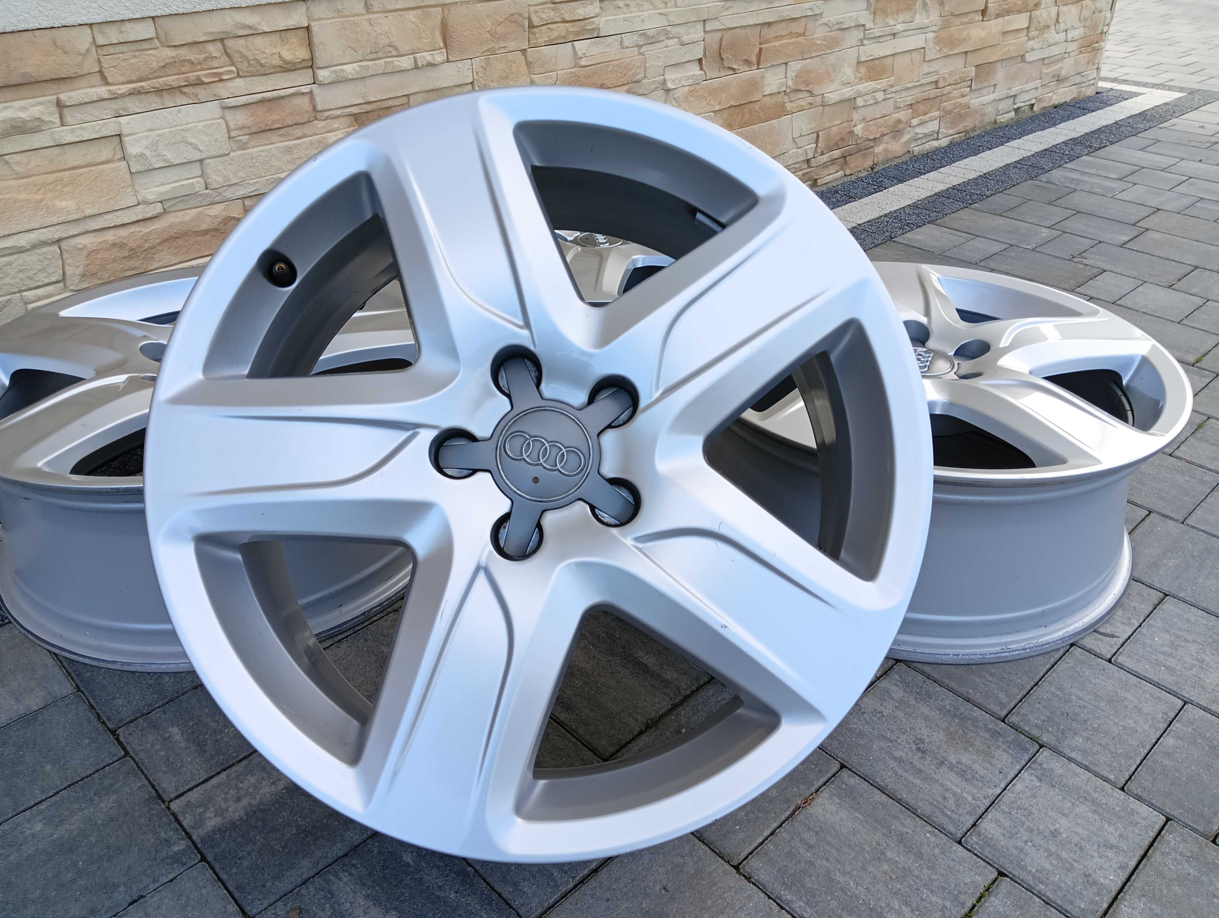 4  alu 18 cali oryg AUDI   A4 , A6 , A3 , Q3 , Q5  jak nowe 5x112