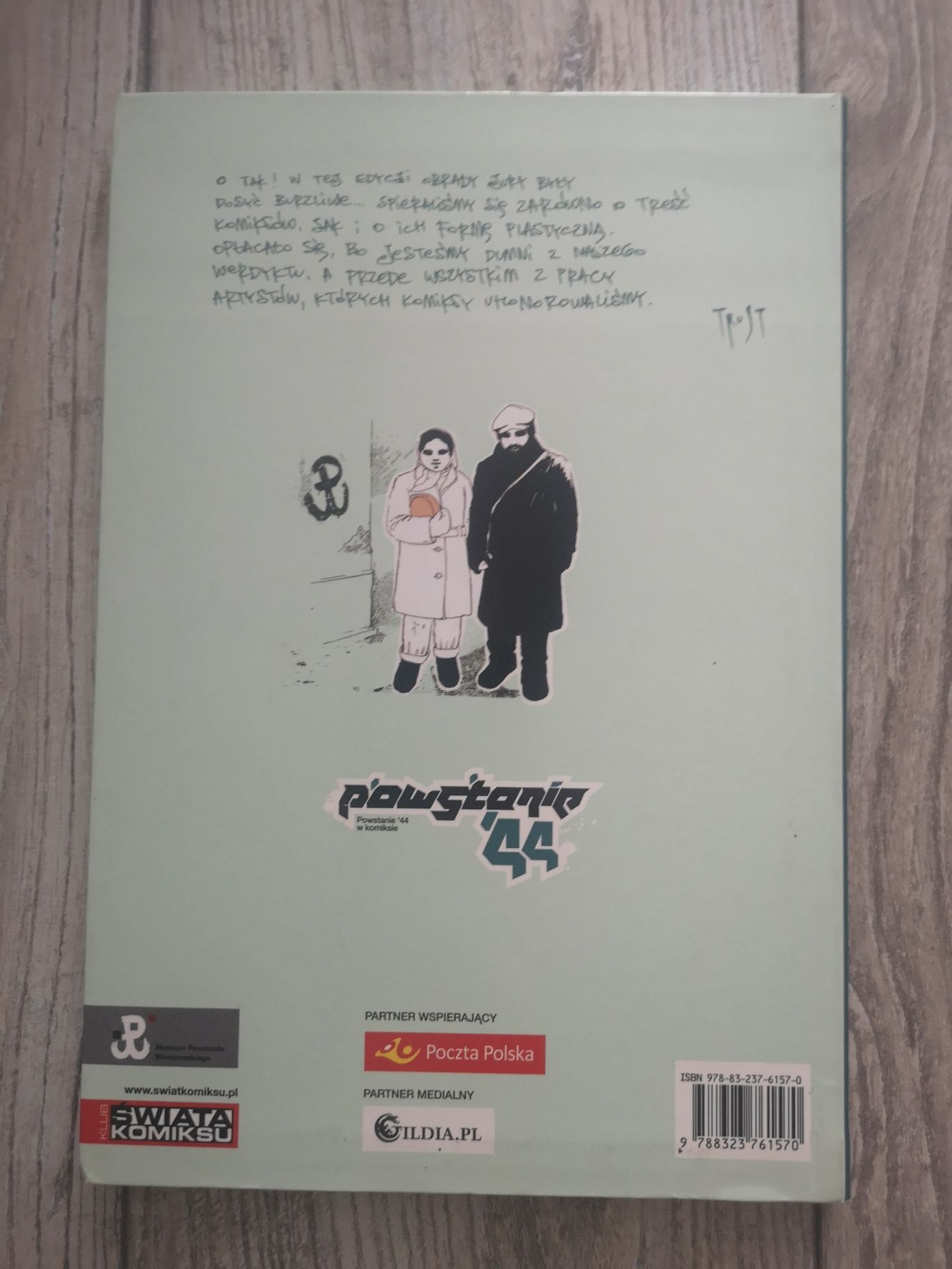 Komiks pt Powstanie 44' Antologia prac konkursowych Po Powstaniu