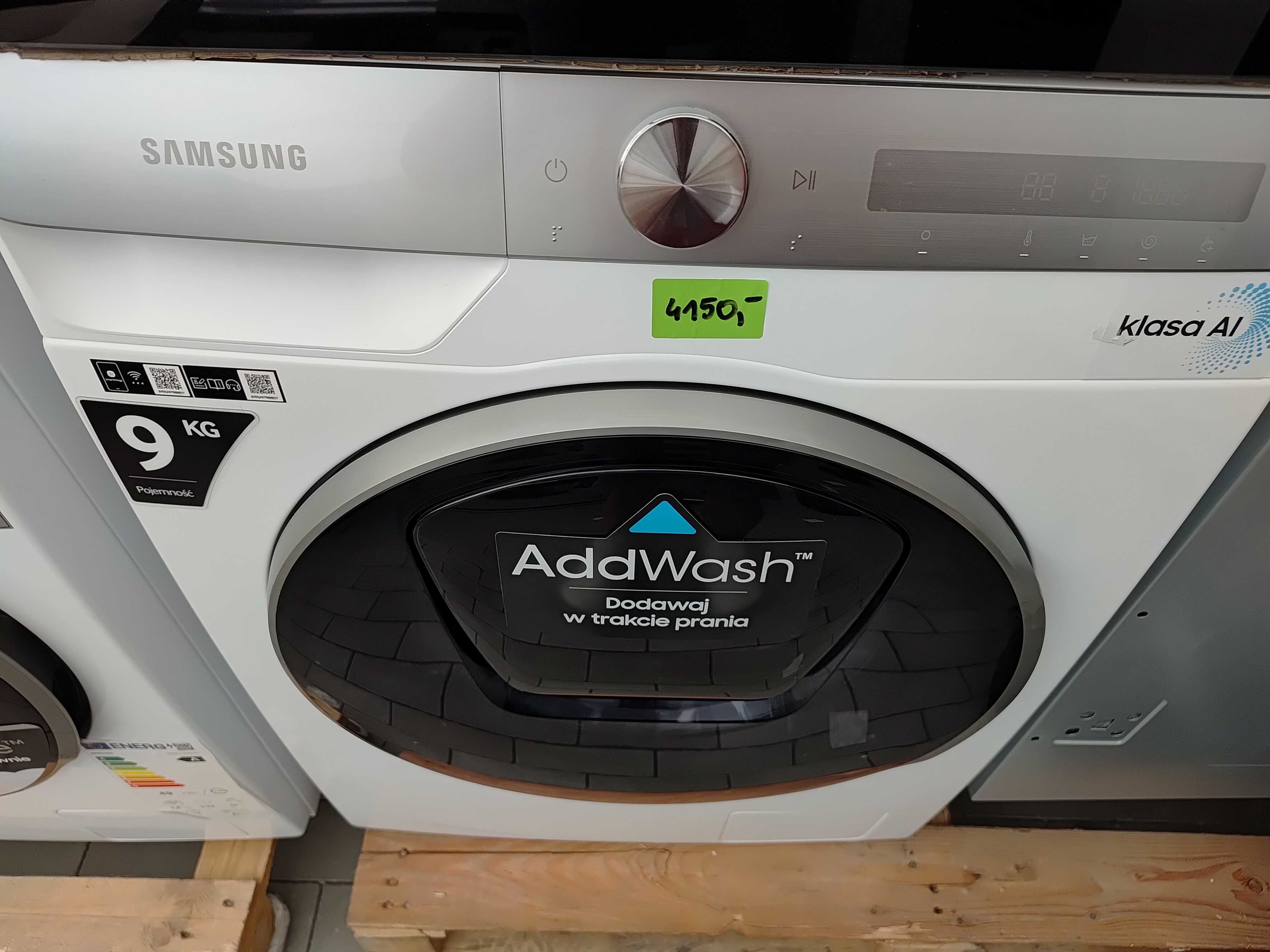 Pralka samsung ww90t986ash ecobubble ai control sterowanie smartfonem