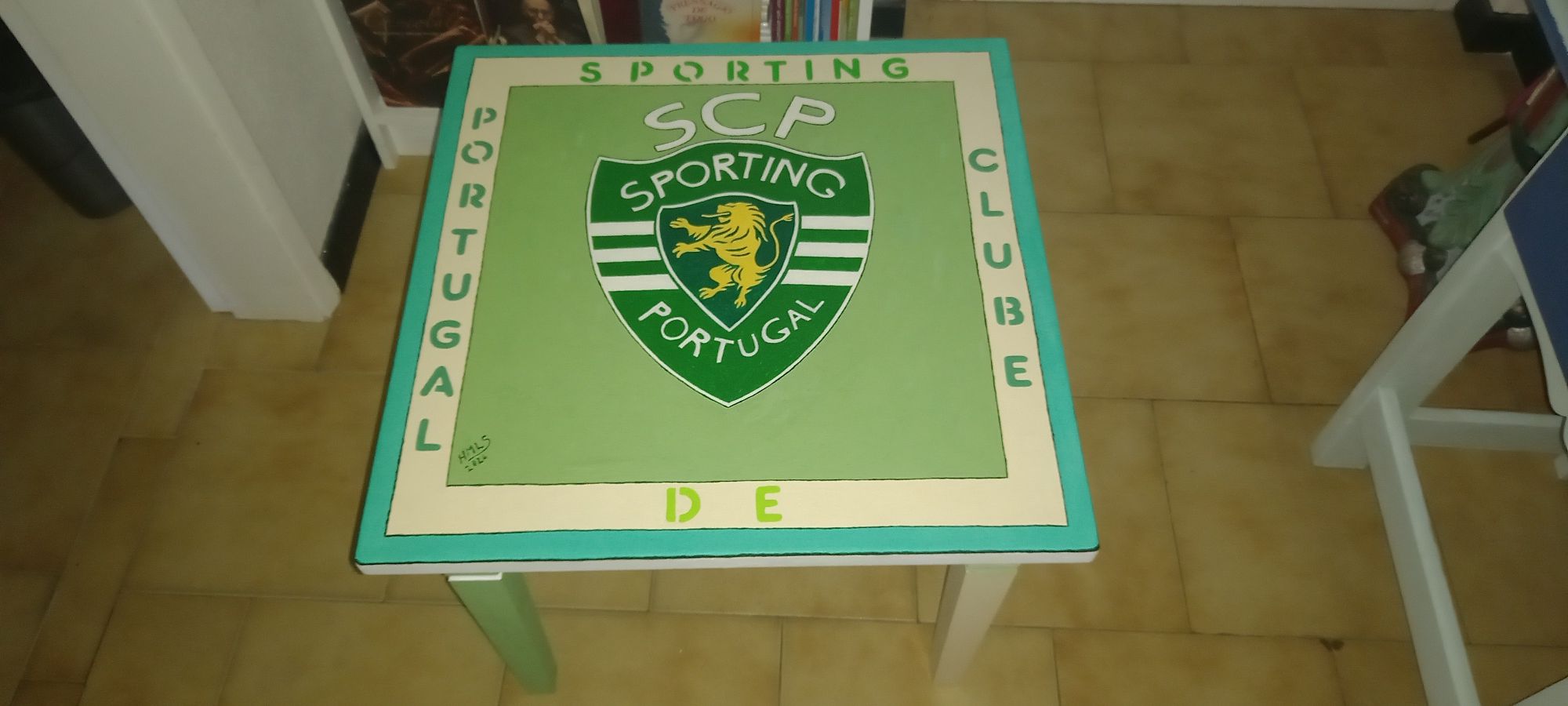 Mesa de apoio do Sporting C.P.