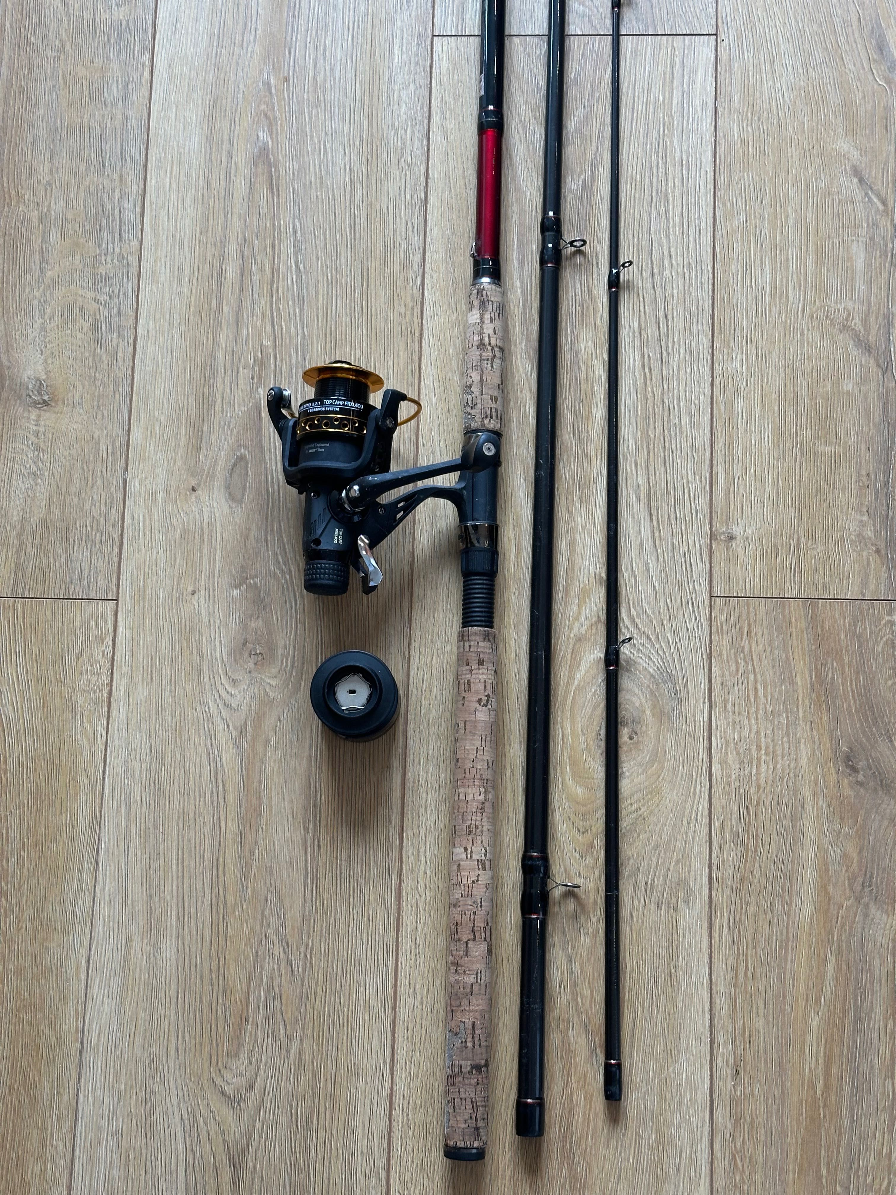 Mikado da Vinci feeder 390+ kołowrotek Jaxon top Carp frxl400