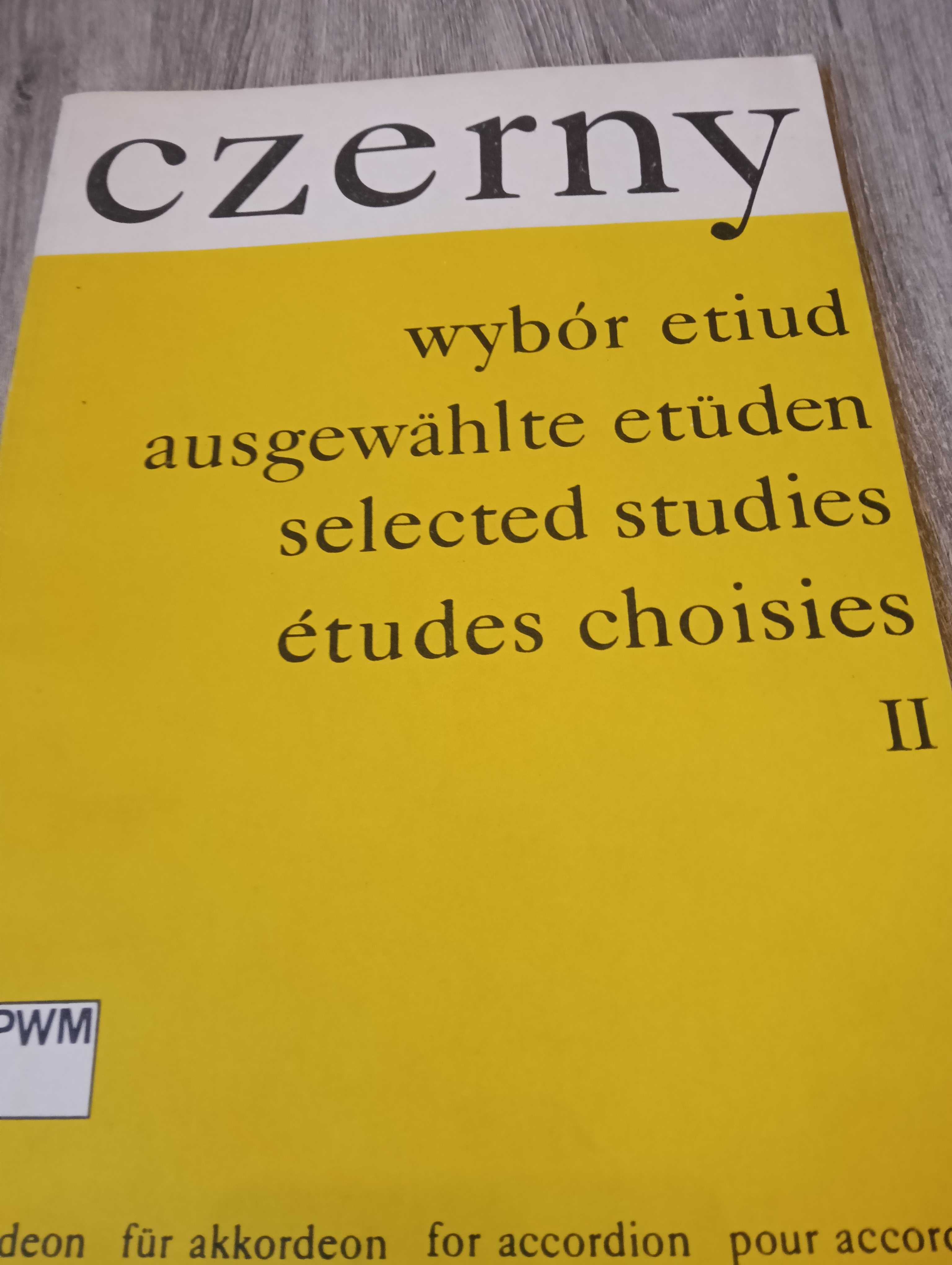 Carl Czerny wybór etiud na akordeon cz2