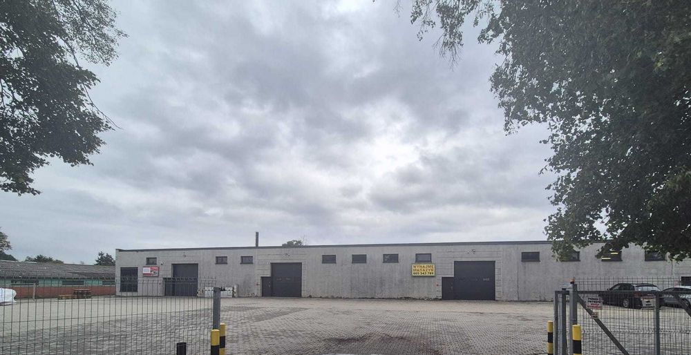 Hala-magazyn-biuro w Niedrzwicy D. 270m2+biura+plac EE180kW