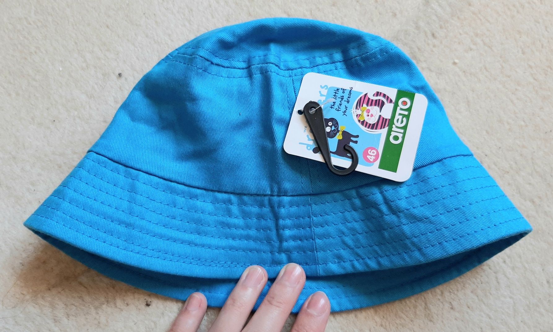 Nowa czapka niebieska 46 kapelusz