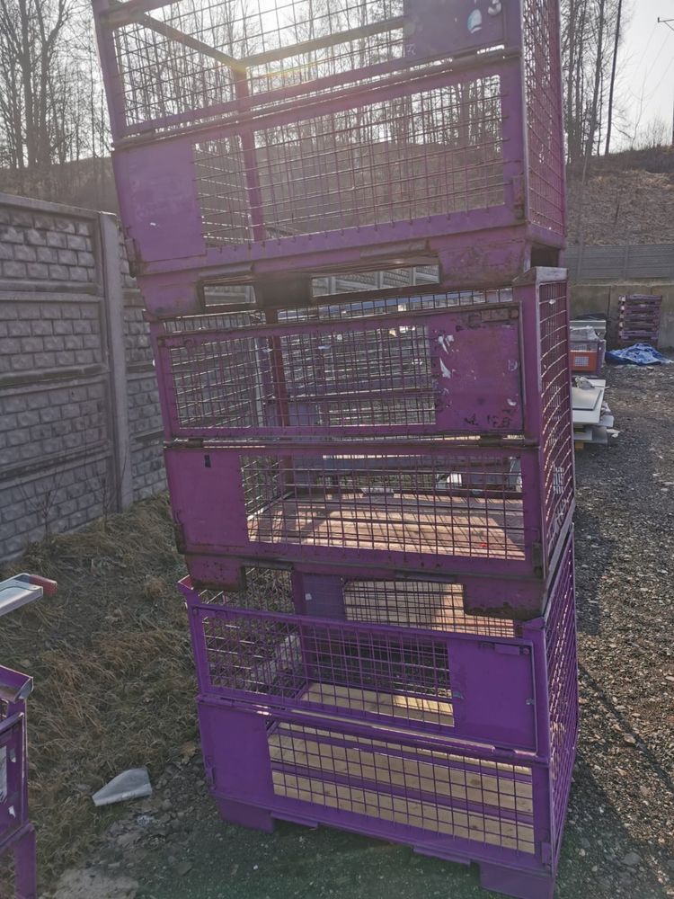 Skrzyniopaleta gitter box gitterbox pojemniki kosze giterboxy