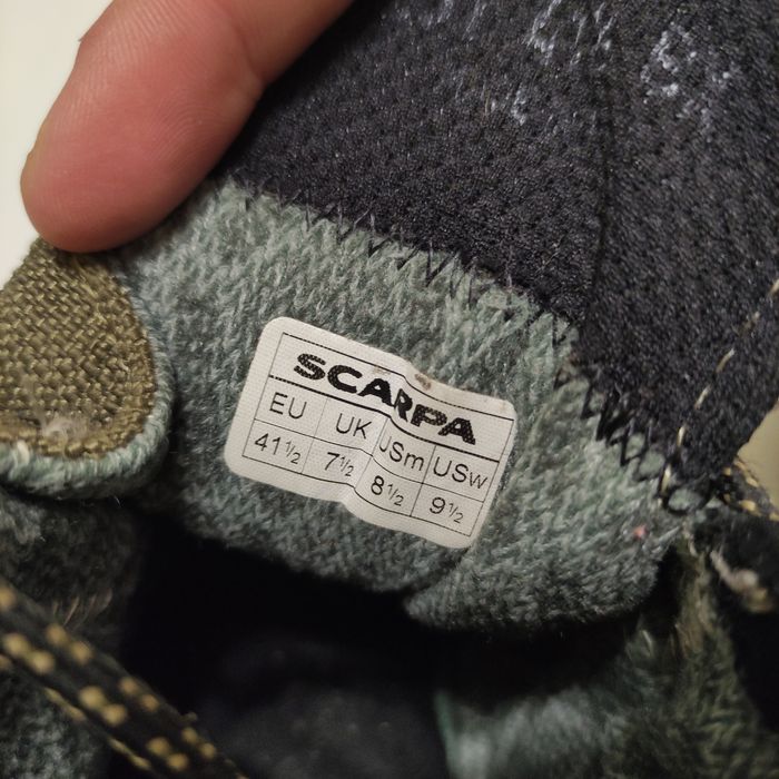 Черевики Scarpa gore tex замшеві чоловічі