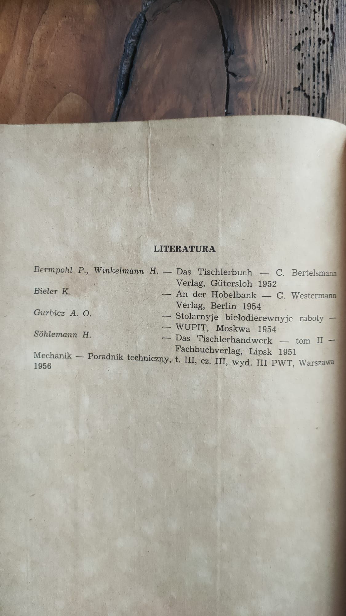 Stolarstwo - Stanisław Górecki