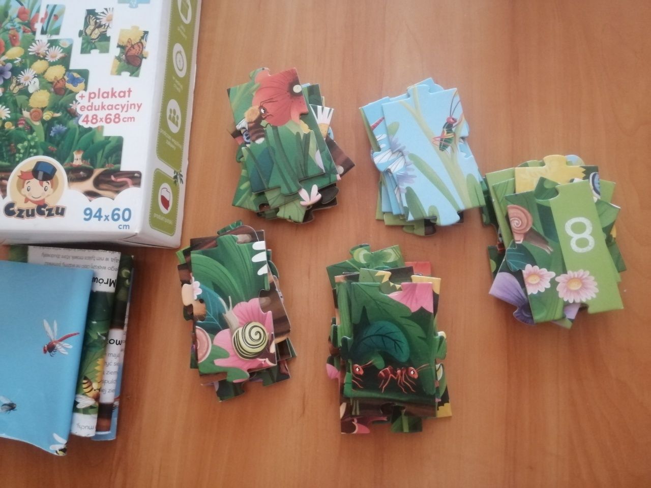 CzuCzu puzzle do liczenia "łąka" 55 elementów