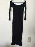 Vestido justo de grávida preto novo
