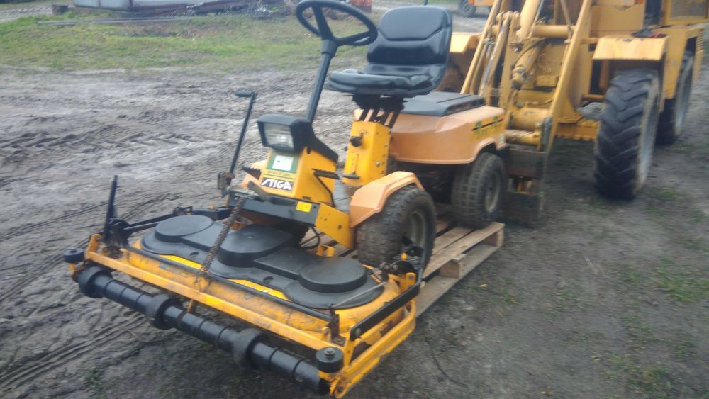 Kosiarka traktorek odśnieżacz  STIGA PARK 135 cm zadbany automat pług