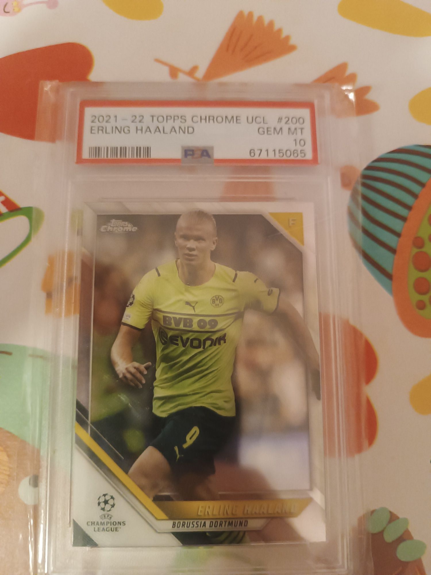 Karta Erling Haaland PSA 10#200