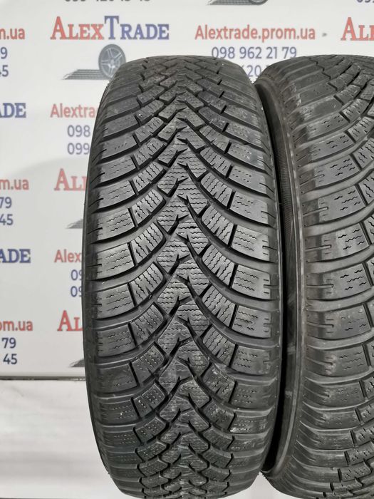 2 шт 215/65 R17 Falken EuroWinter HS01 SUV зимові шини б/у, 7-8 мм,