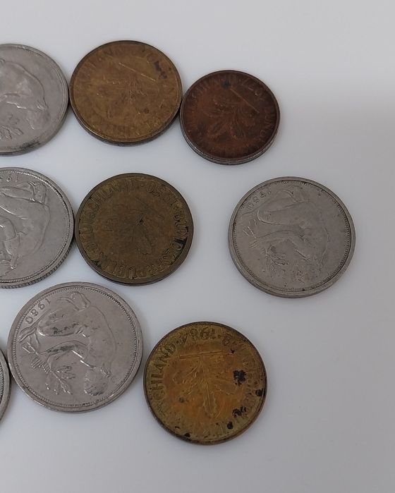 Lote de 11 moedas da Alemanha