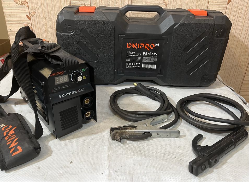 Зварювальний апарат → Dnipro-M SAB-15DFB + КЕЙС PB-26W та ГАРАНТІЯ !