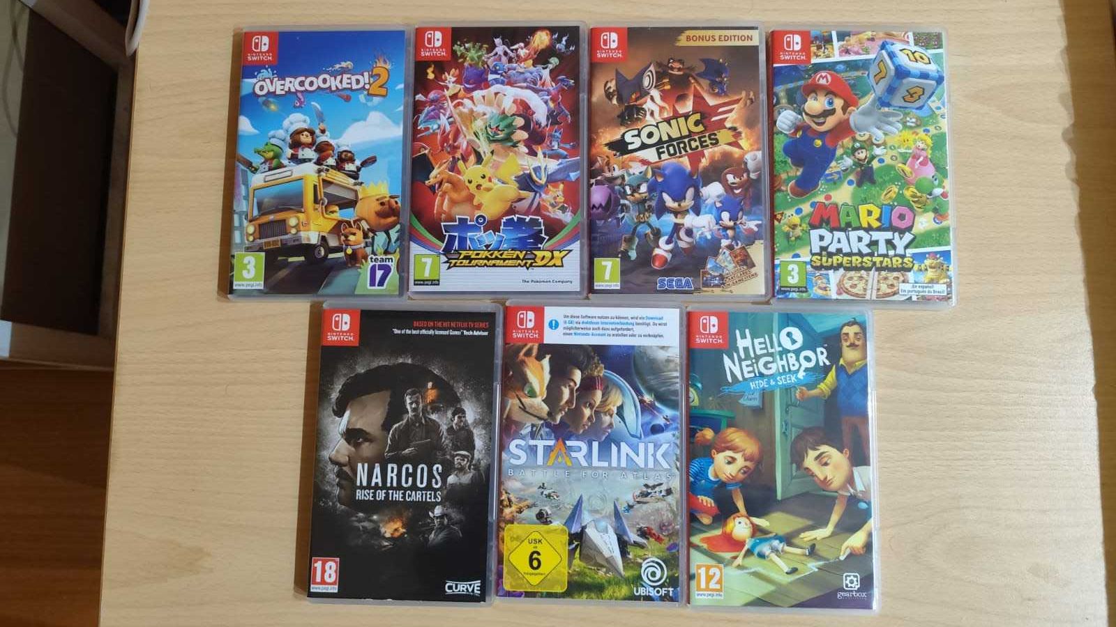 Nintendo Switch + Acessórios + Caixa + Jogos