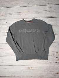 Szara bluza crewneck sweter Diesel