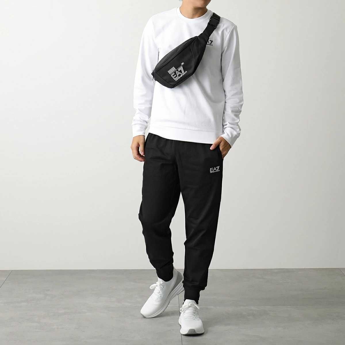 EMPORIO ARMANI EA7 markowa nerka saszetka BLACK