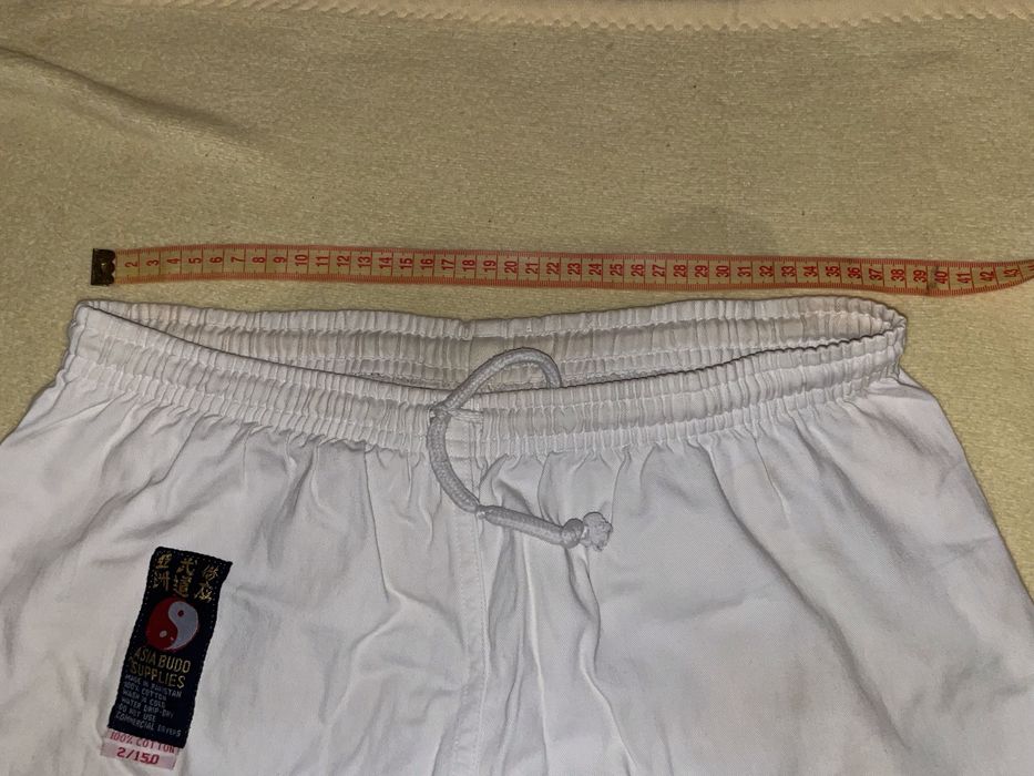 Білі штани на айкідо зріст 150