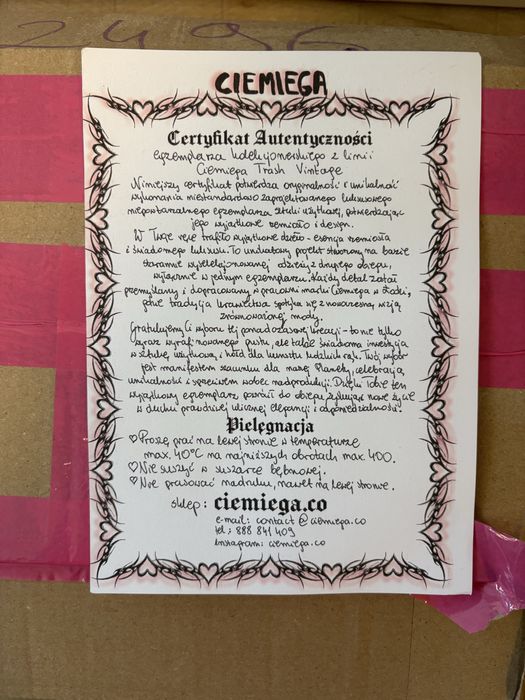 Paczka paka Mystery box Ciemiega Trash Couture 4-5 rzeczy