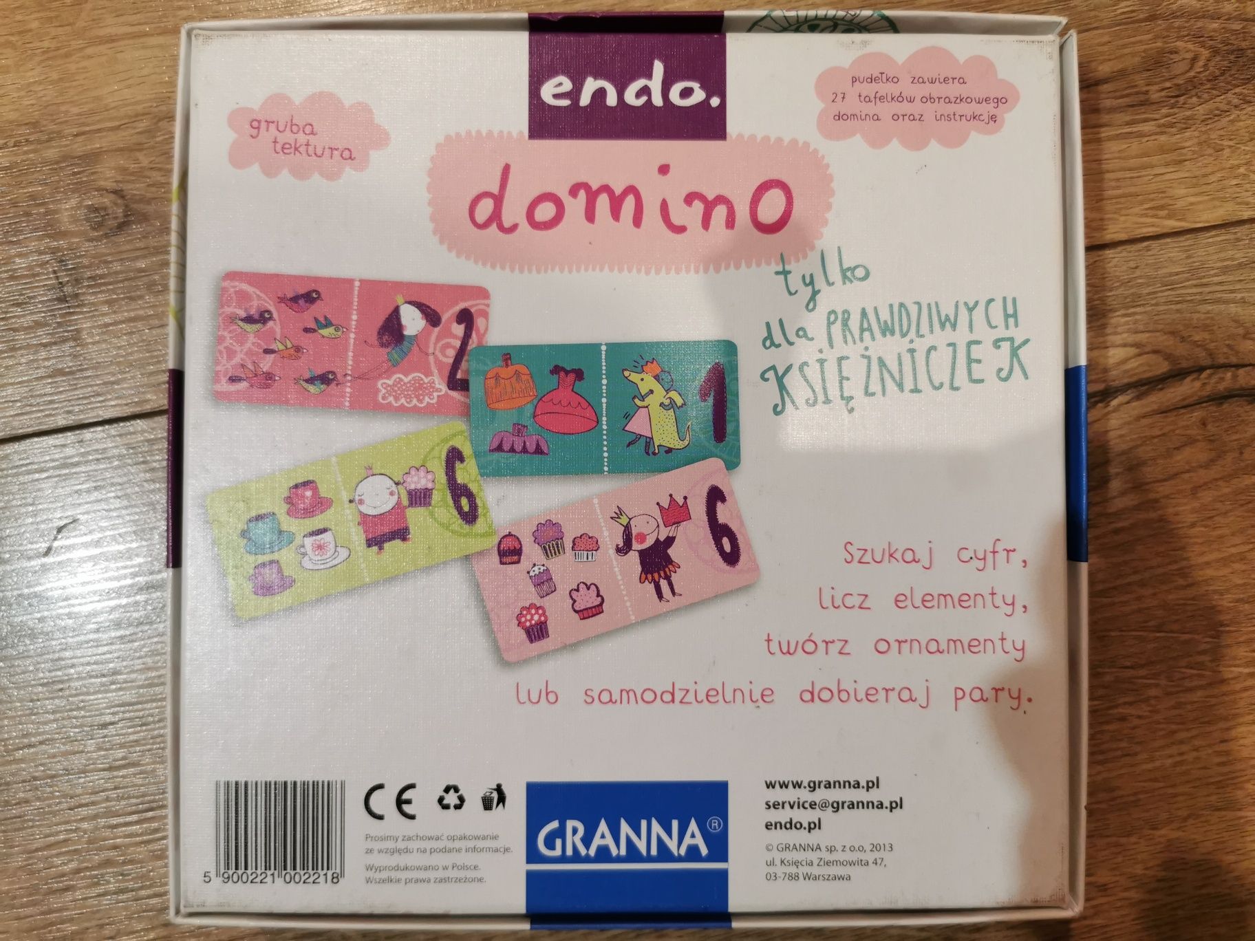Domino dla dziewczynek 3+