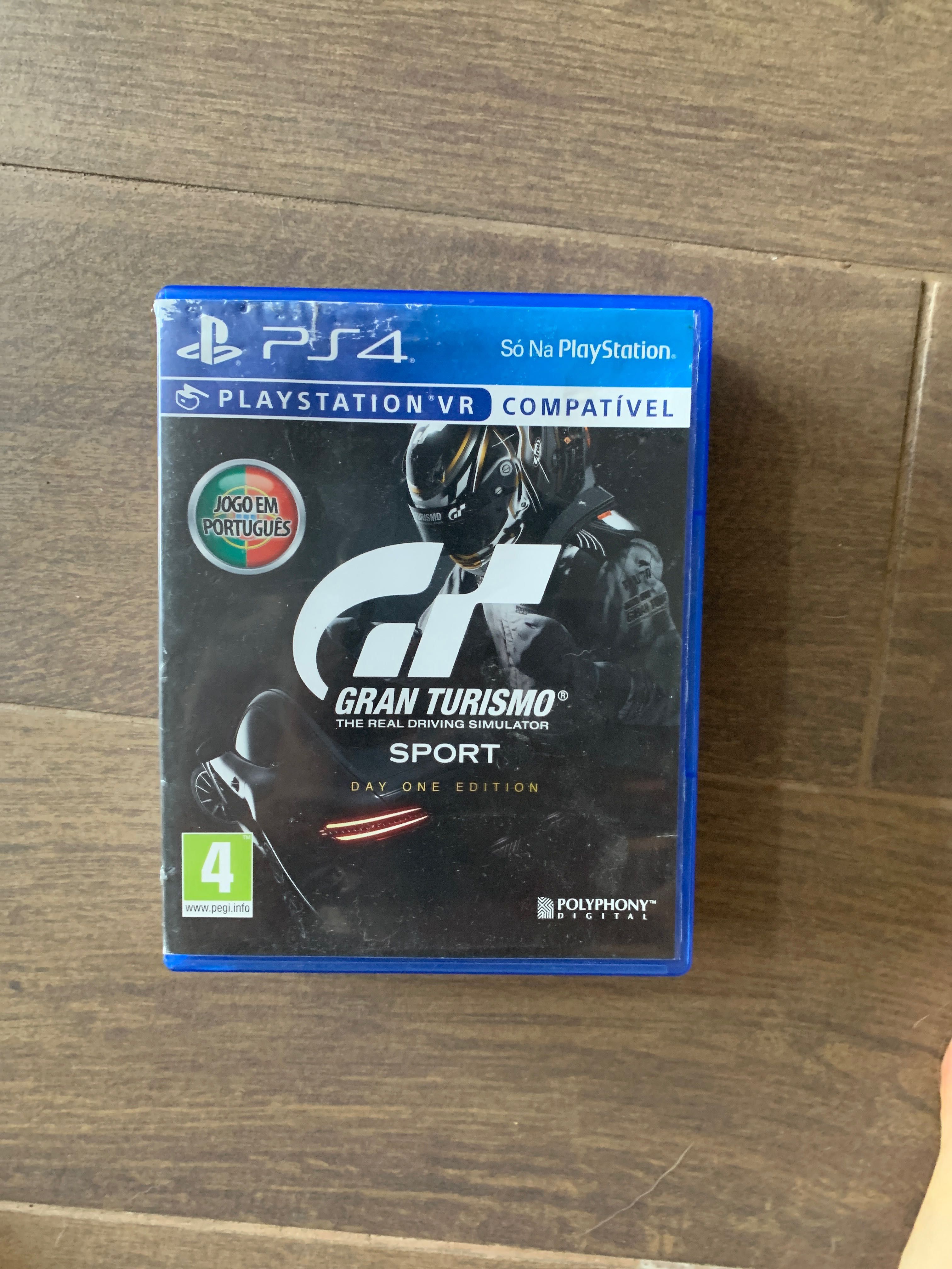 PS4 1TB + dois comandos sem fio +3 jogos (FC24, FIFA24, GT Sport)