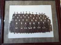 Fotografia antiga da 9 esquadra de policia com moldura original
