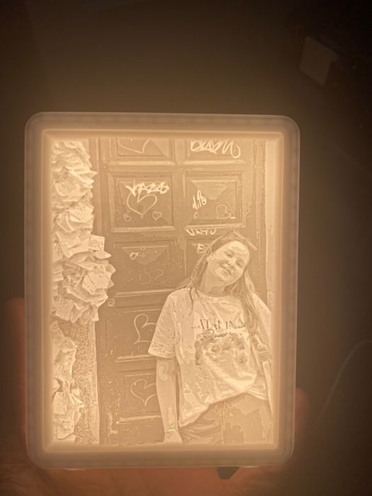 Candeeiro 3D personalizado