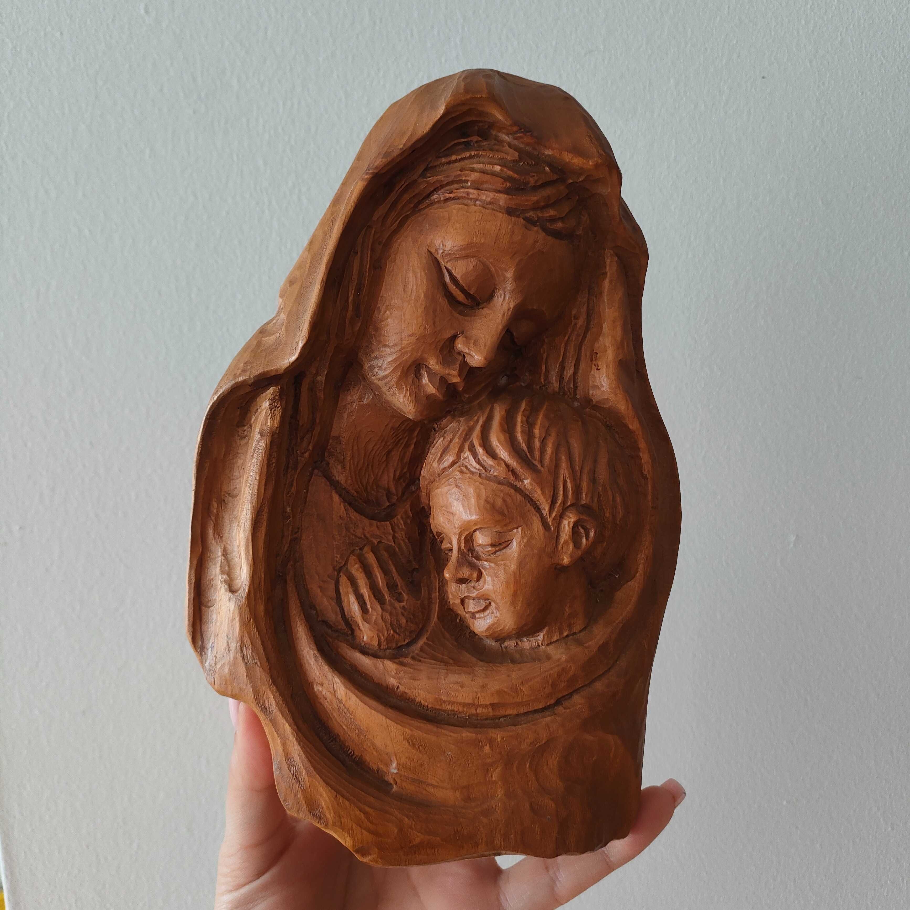 Matka Boska rzeźba figurka obraz antyk dekoracja