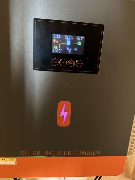 Продам гібридний інвертор PowMr 6200, wifi