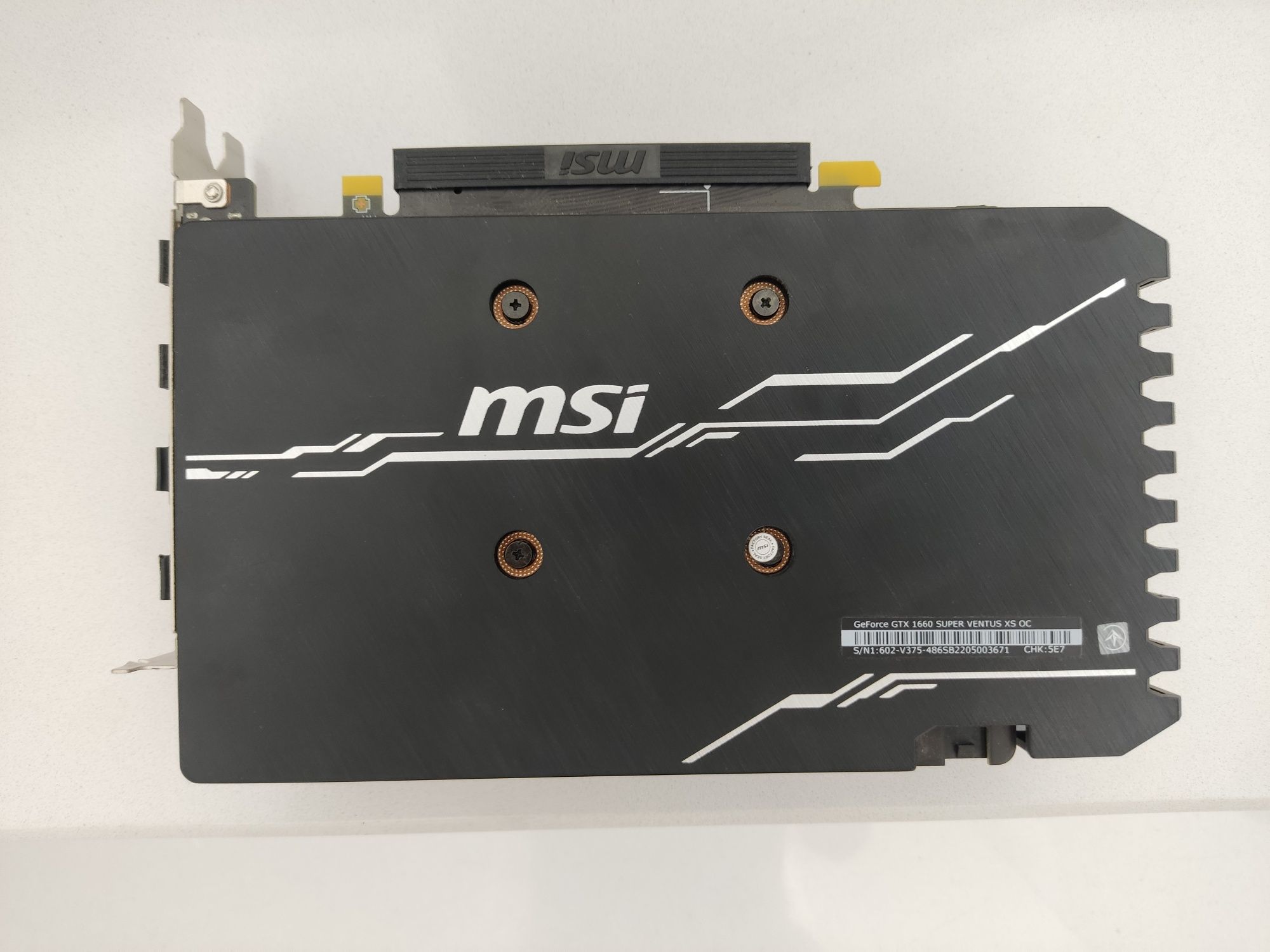 Placa Gráfica MSI GeForce GTX 1660 SUPER Ventus XS OC 6GB GDDR6