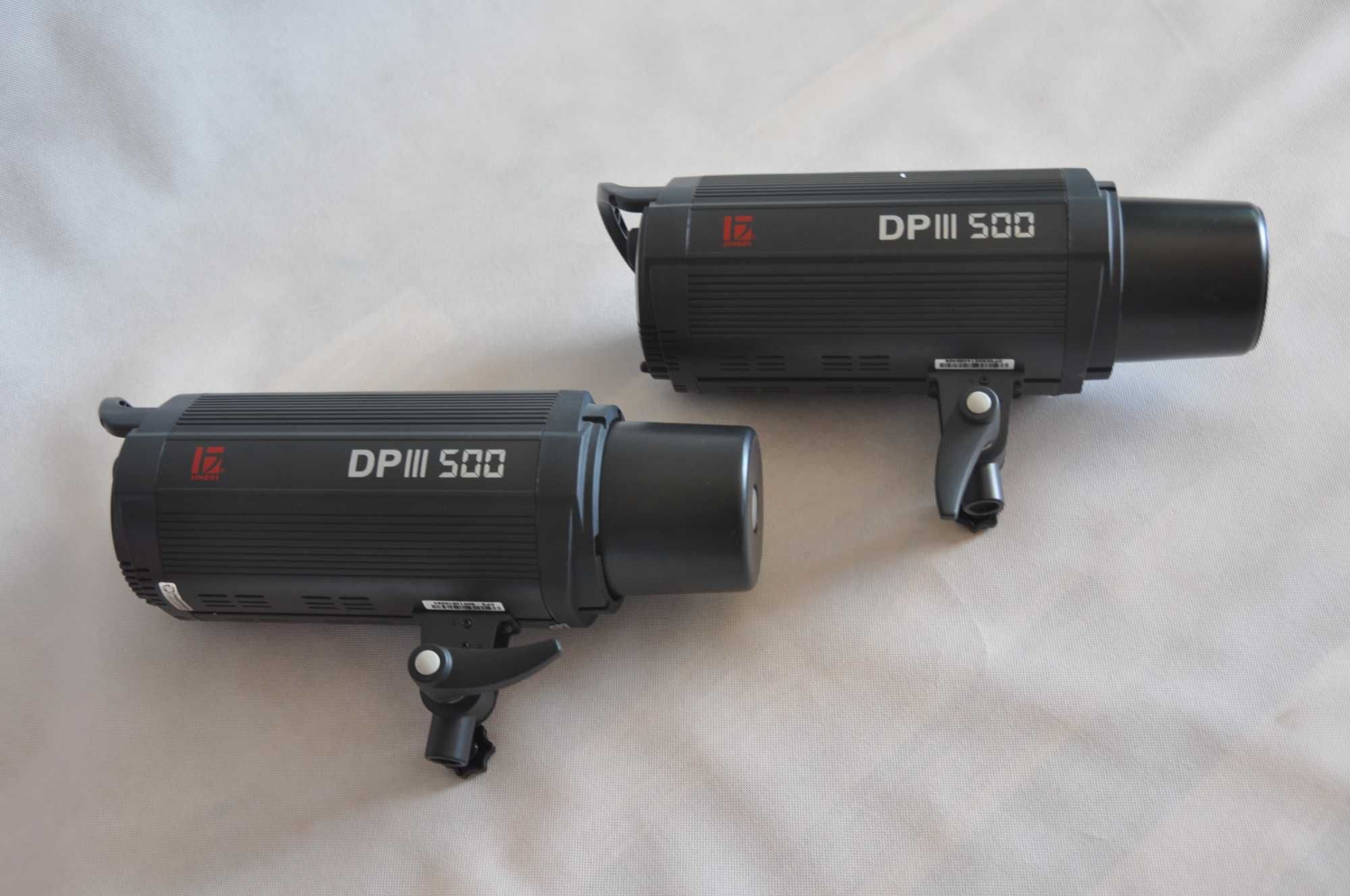 Studyjna lampa blyskowa JINBEI DP III  500 - 2 szt. wraz ze statywami