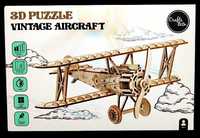 Drewniane puzzle 3D Samolot